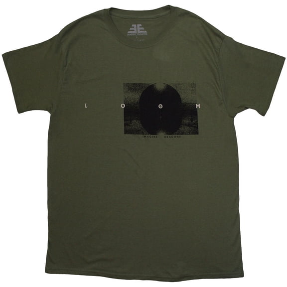 Imagine Dragons Unisex T-Shirt Loom Dark Circle (Green)