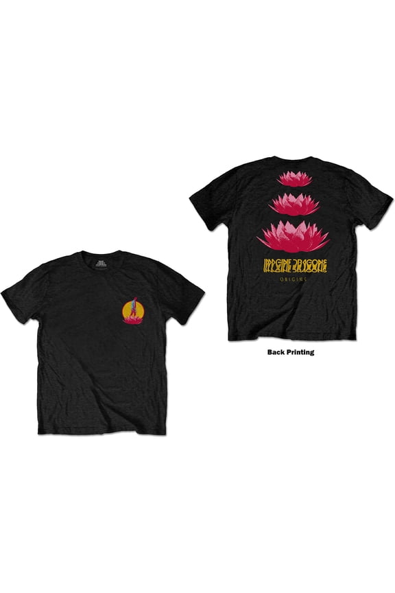 Imagine Dragons Unisex T-Shirt Triangle Logo (Back Print) (X-Large)