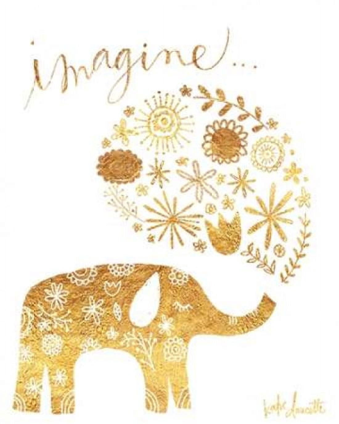 Imagine Elephant Canvas Art - Katie Doucette (24 x 30)