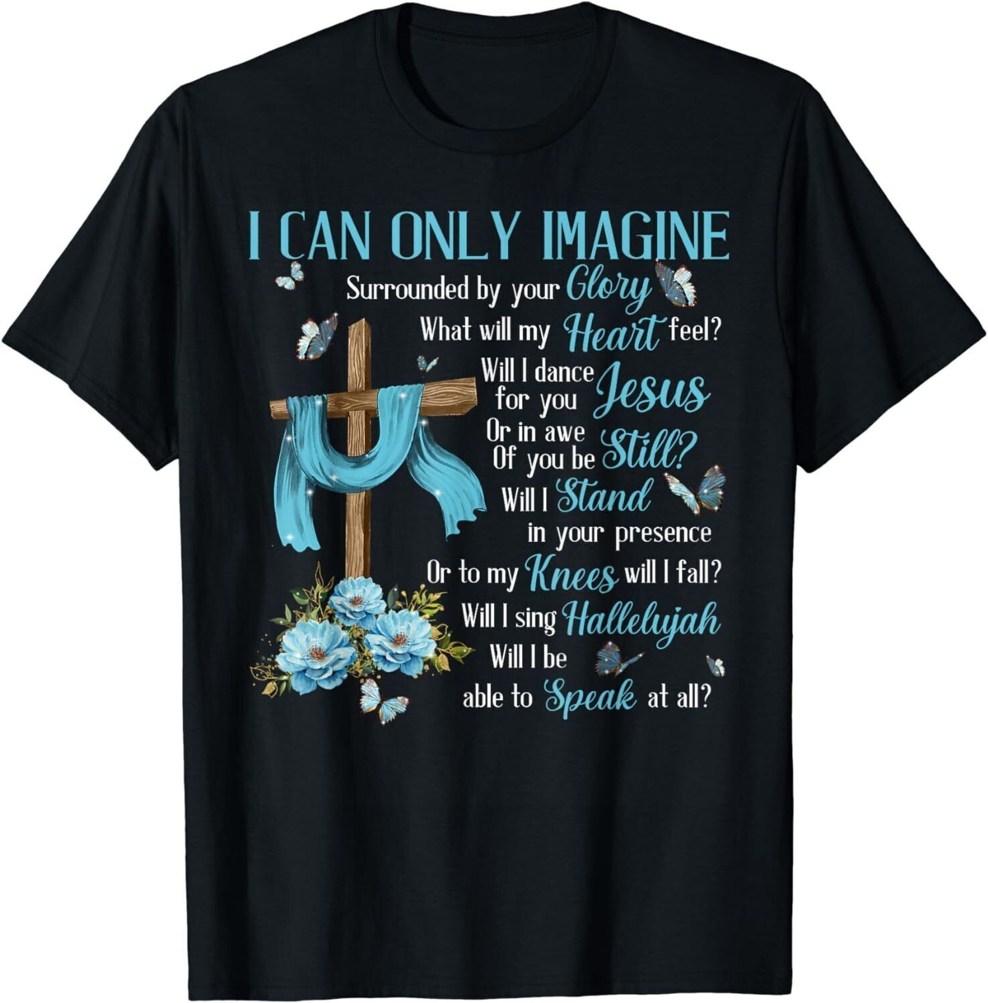 Imagine Faith Christian T-Shirt - Embrace Your Love for Jesus and God ...