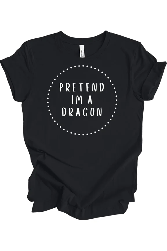 Imagine I'm A Mythical Creature Costume Funny Holiday Humor Unisex T-Shirt, up to Size 5XL