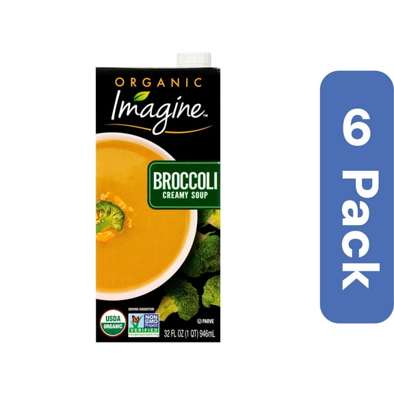 Imagine Organic Creamy Broccoli Soup 32 oz (Pack of 6)