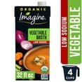 thumbnail image 1 of Imagine Organic Low Sodium Vegetable Broth, 32 fl oz Carton, 1 of 8