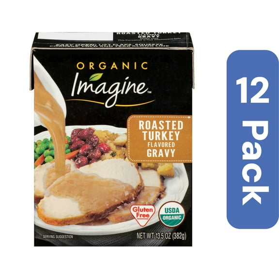 Imagine Organic Roasted Turkey Gravy 13.5 fl oz (Pack Of 12)