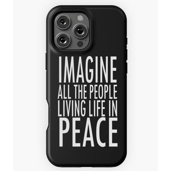 Imagine Peace John Lennon Tribute - Fashion Phone M97 M1623 Phone Case for iPhone 17 16 15 14 13 12 11 Pro Max