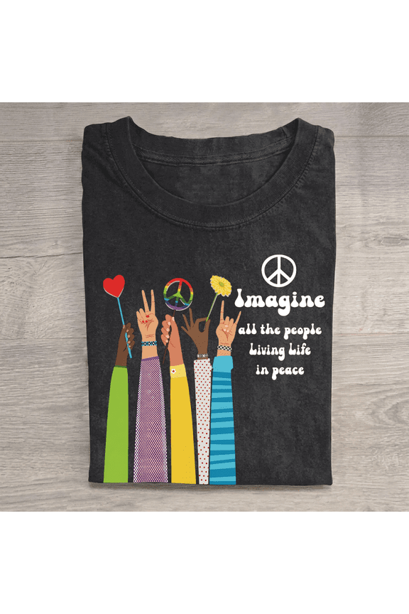 Imagine Peace Unity Graphic Tee