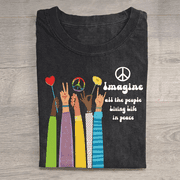 Imagine Peace Unity Graphic Tee