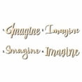 thumbnail image 1 of Imagine Sign Unfinished Wood Cutout Home Decor DIY Option 1- 20" Wide / 1/4", 1 of 3