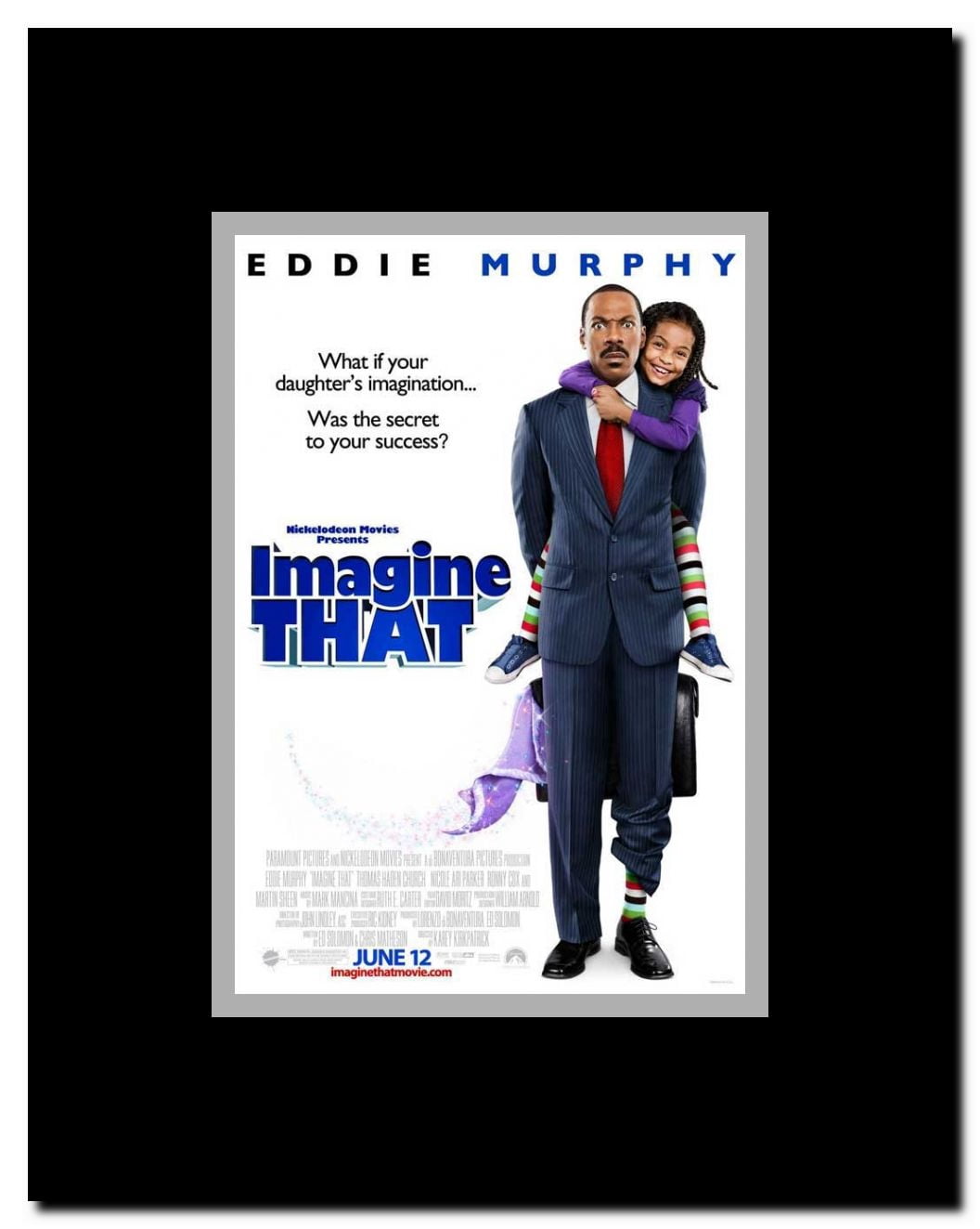 Imagine That Framed Movie Poster