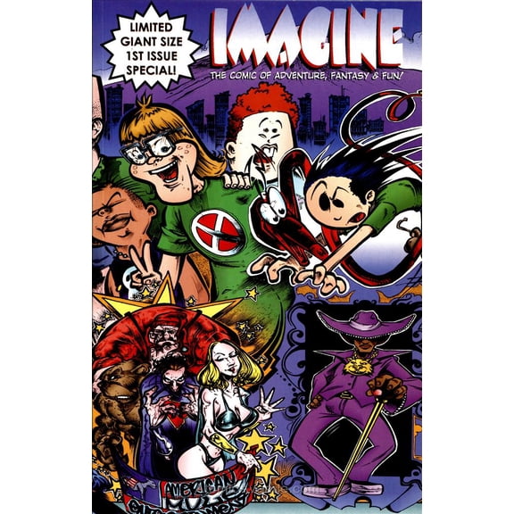 Imagine: The Comic of Adventure, Fantasy And Fun #1 VF ; American Mule Comic Book