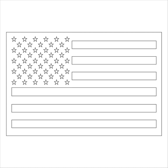 Imagine This Black Cut Out Flag Magnet, Patriotic American Flag Car Magnet for Vehicle, Mailbox, Refrigerator and Metal Surfaces