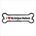 thumbnail image 1 of I Love My Belgian Malinois Bone Magnet, 1 of 3