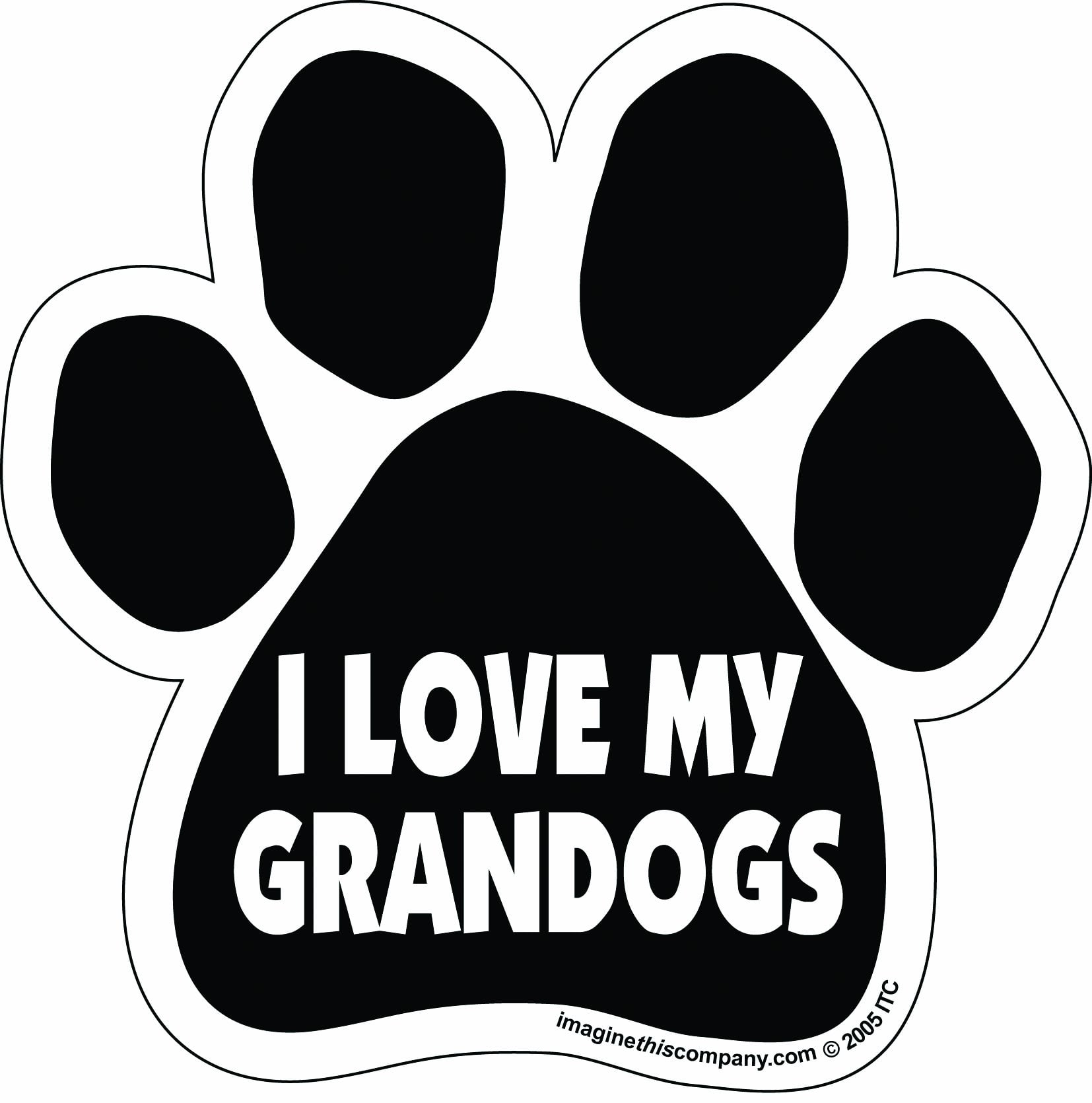 Talk To The Paw Car Magnet - 5.5x5.5 Inch Funny Pet Lover Magnetic Sign