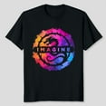 thumbnail image 1 of Imagine a colourful fantasy retro dragon Graphic T-Shirt, Sizes S-5XL, Tbun, 1 of 5