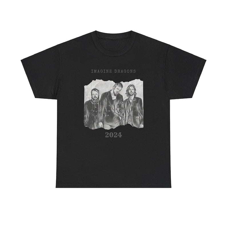 Imagine dragons tour shirt, 2024,Loom,Ben Mckee, Daniel Platzman, Dan