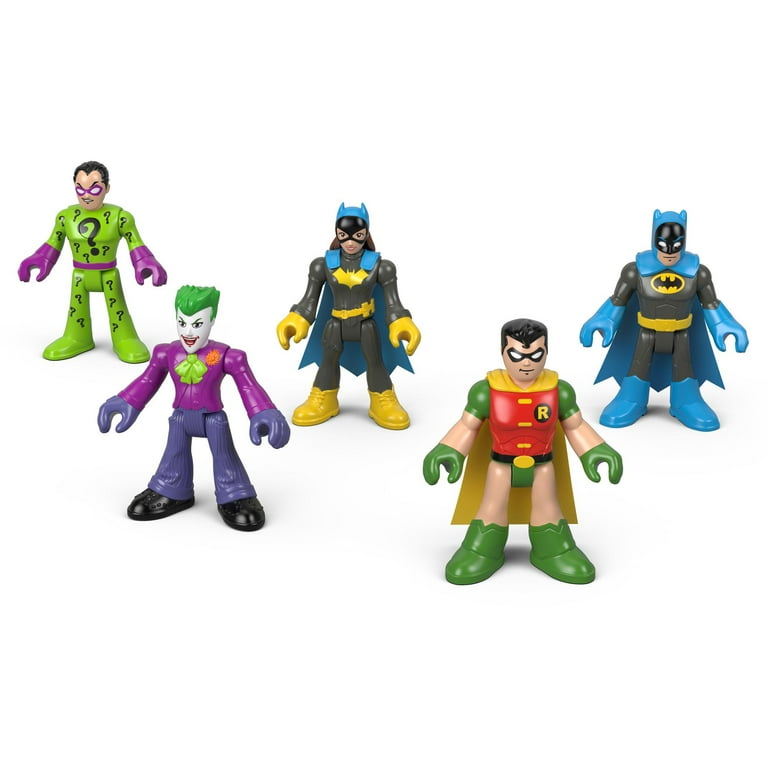 Imaginext DC Super Heroes Action Figure 5 Pack for Ages 3 8Y