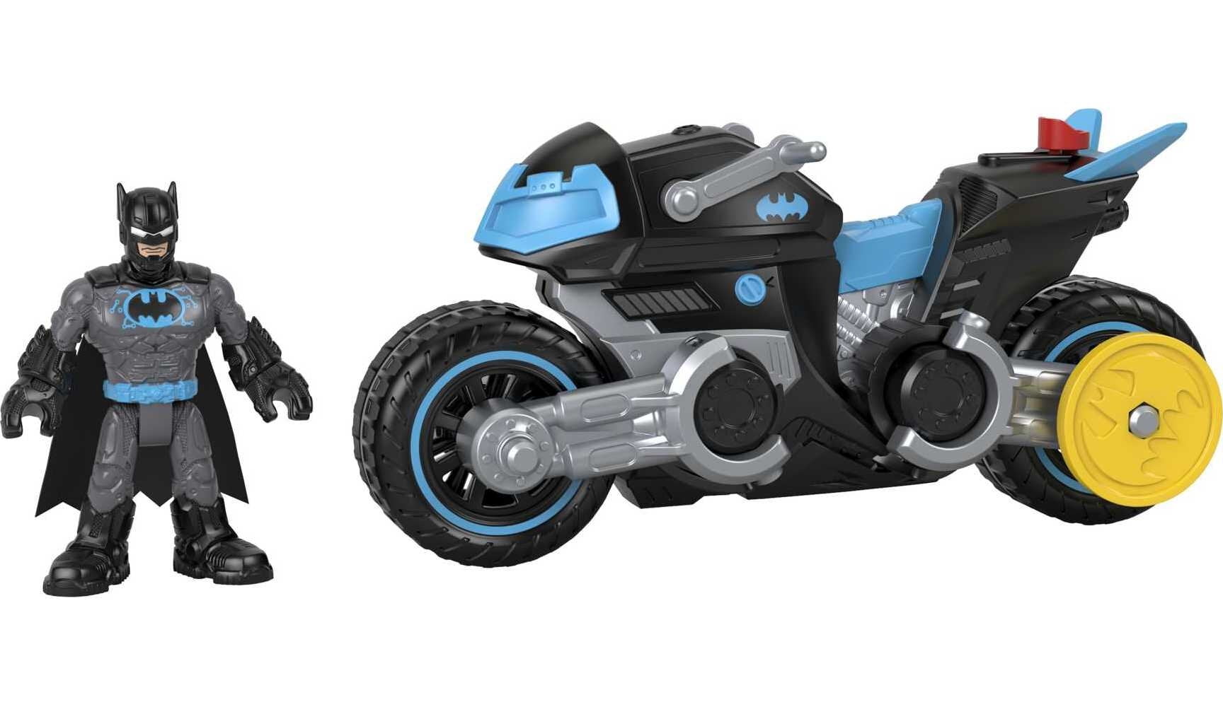 voiture batman transformable + mini moto + figurine