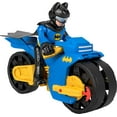 thumbnail interactive-video image 1 of Imaginext DC Super Friends Batman Toys, XL Batcycle and Batman Figure, 10-inches, 1 of 7