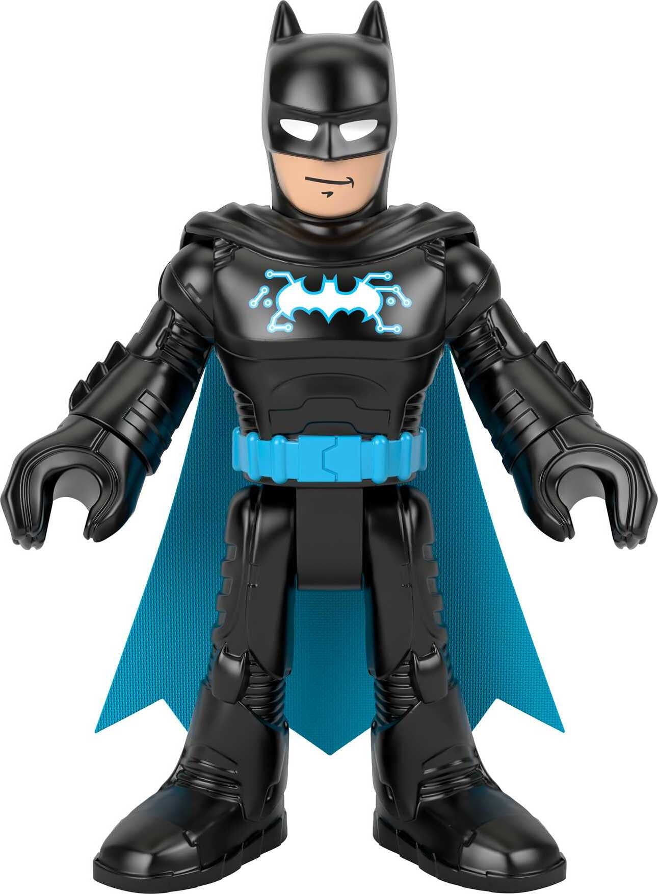 Imaginext DC Super Friends Batman XL 10 Inch Poseable Action Figure Bat Tech Blue Walmart