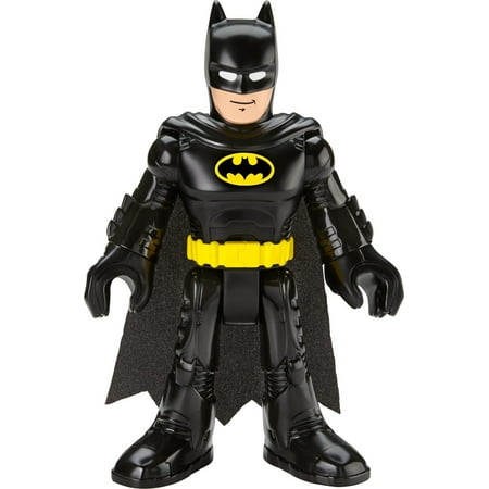 Imaginext DC Super Friends Batman XL 10-Inch Poseable Figure for Preschool Kids, Black