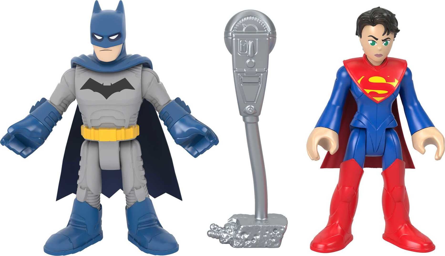 Dc Super Friends Imaginext Fisher-Price Bat-Segnale DC Super Friends - Set 4 Personaggi Con Luci