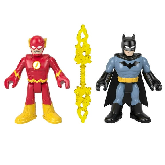 Imaginext DC Super Friends Batman and The Flash Figure Set, 3 Pieces, Preschool Toys