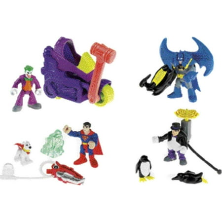 Imaginext DC Super Friends Figure Set Collection, Poseable with Accessory, Styles May Vary