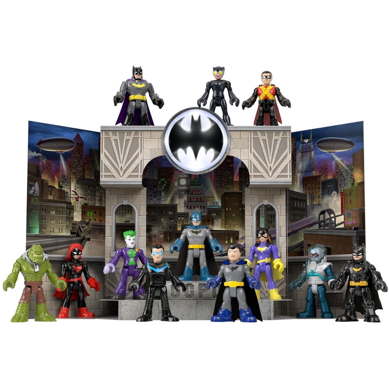 Imaginext DC Super Friends Gotham City Pop-Up Action Figure Sets
