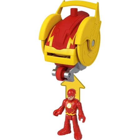 Imaginext DC Super Friends Head Shifters The Flash & Speed Force Cycle Figure Set, 4 Pieces