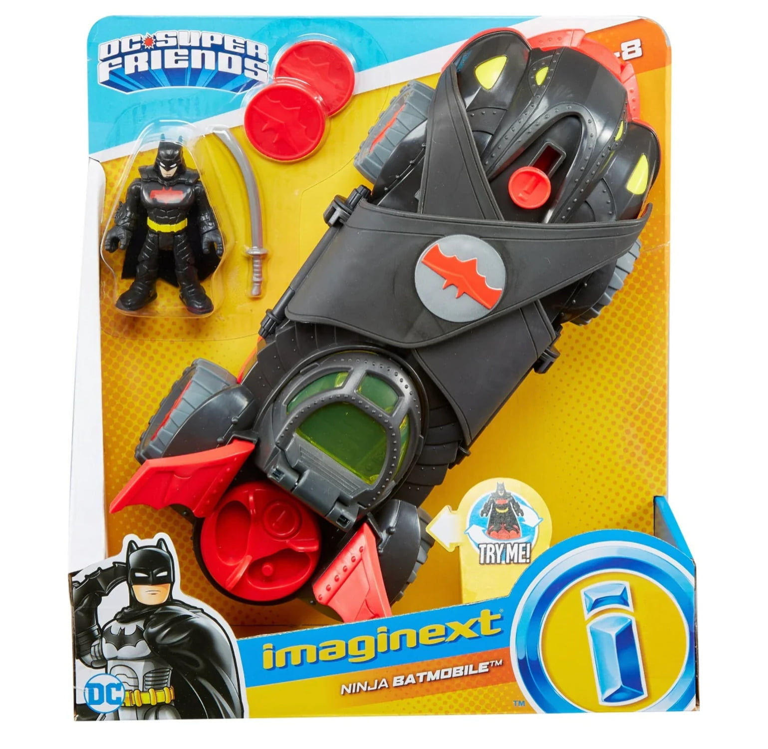 Imaginext ninja batmobile deals