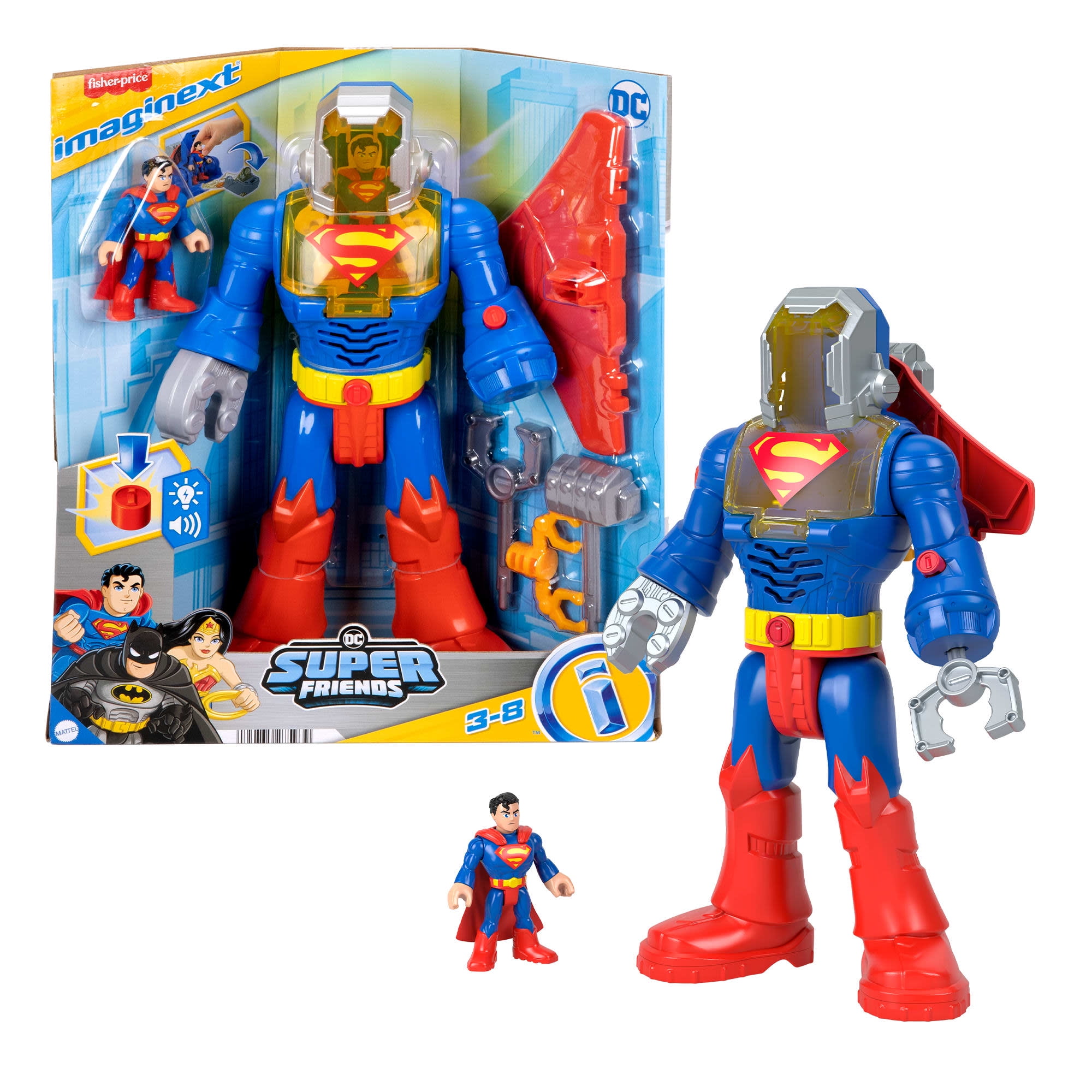Superman Imaginext Batman and DC Super Friends Action