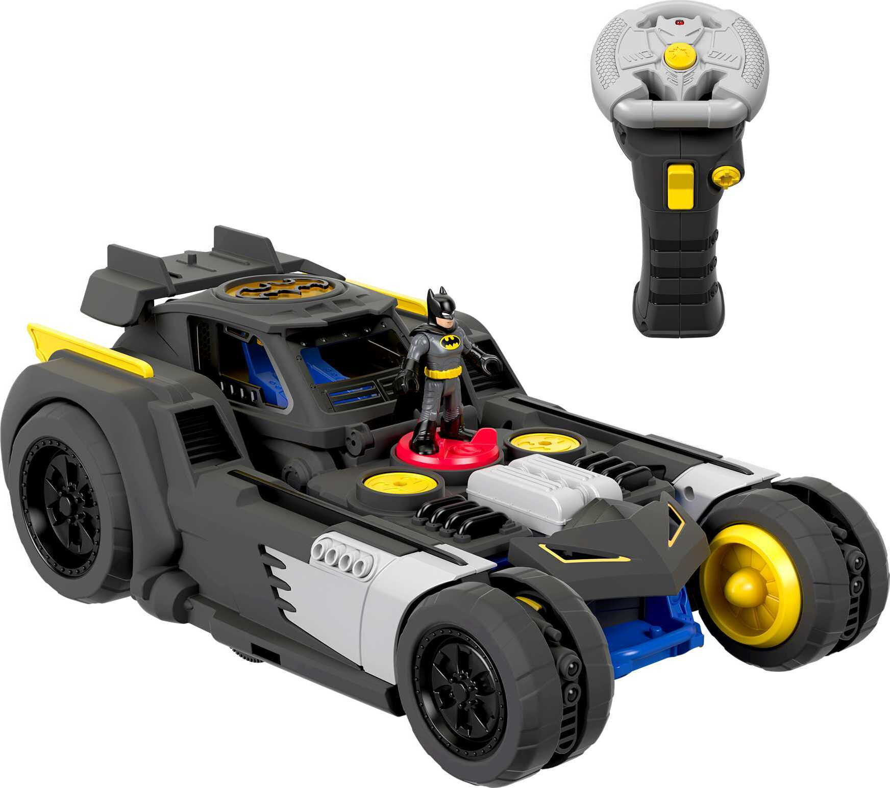 Imaginext DC Super Friends Transforming Batmobile Battery-Powered RC Car with Lights & Sounds - image 1 of 9
