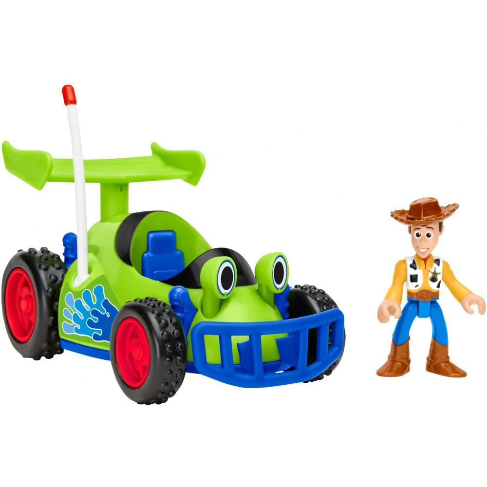 Imaginext Disney Pixar Toy Story Woody & RC Vehicle Action Figure Sets (7.4") - image 1 of 7