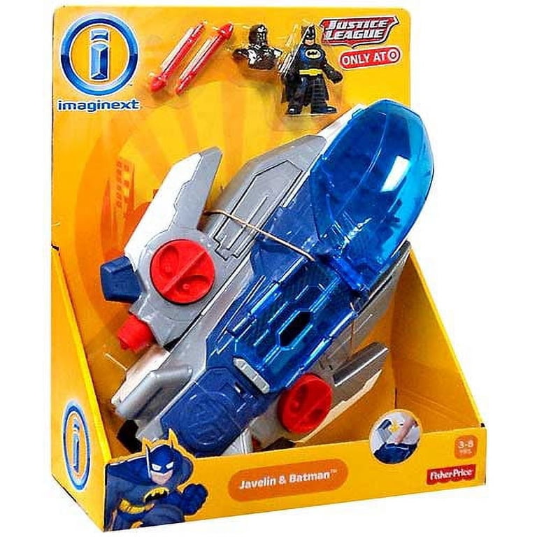 naf Angular 知育玩具 Fisher-Price Imaginext Justice League Javelin & Batman Action