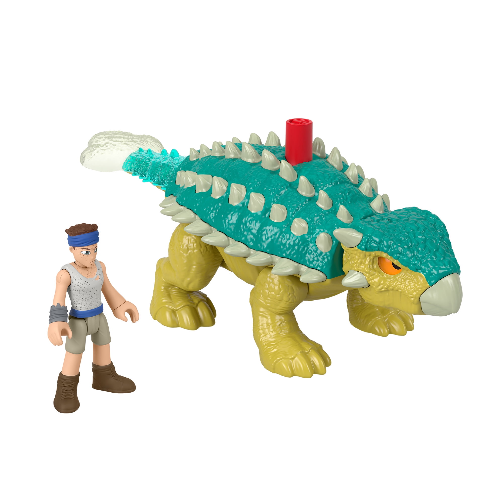 Imaginext Jurassic World Bumpy & Ben Dinosaur Toy Set for Preschool Kids, 2 Pieces