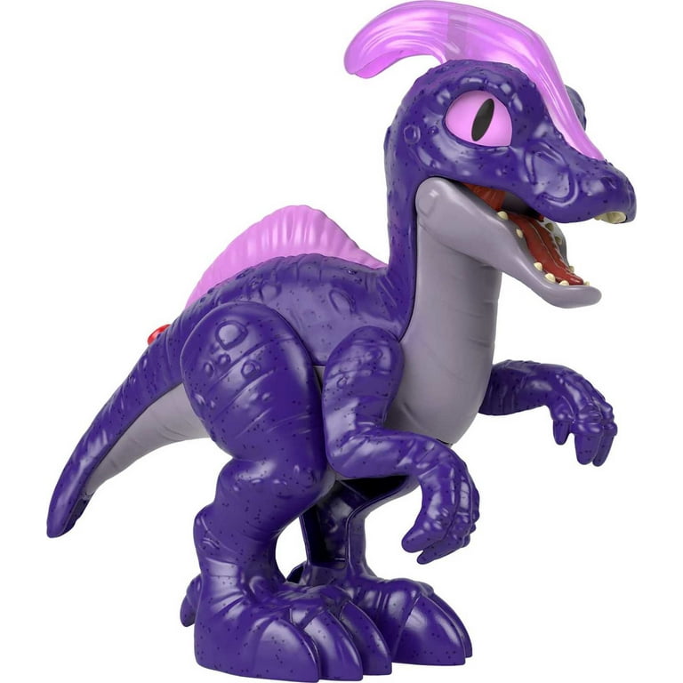 Imaginext Jurassic World Large Parasaurolophus Dinosaur Figure, 10