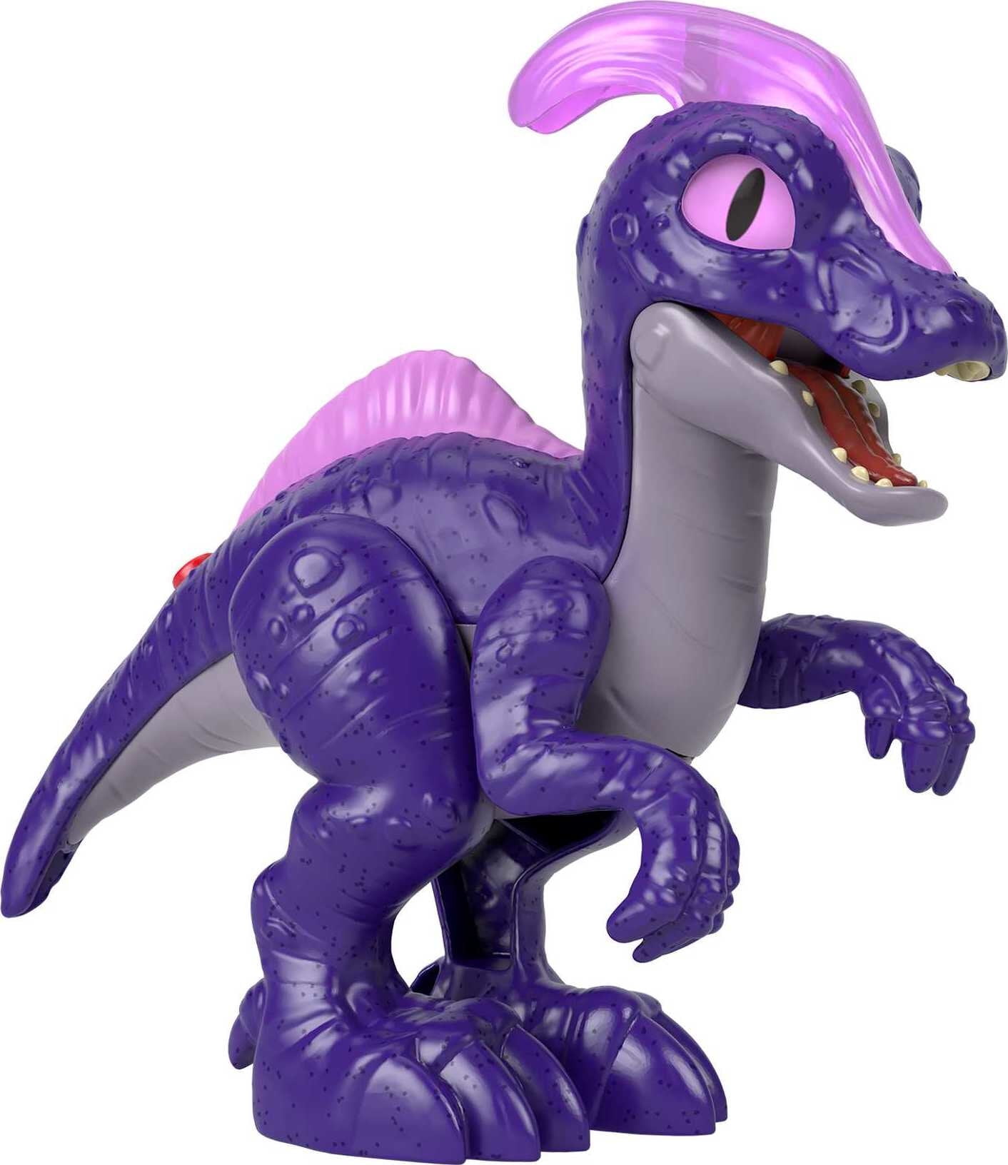 Imaginext Jurassic World Dinosaur Parasaurolophus XL Figure with Lights