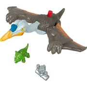 Imaginext Jurassic World Dominion Quetzal Dinosaur Toy with Soaring Action, 3 Piece Preschool Toys