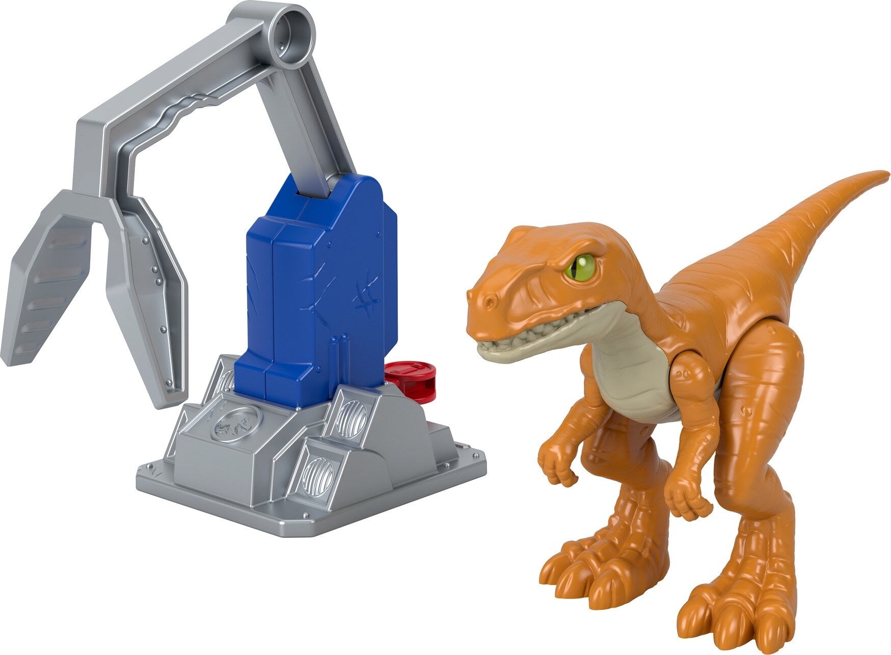 Imaginext Jurassic World Dominion Toddler Child Dinosaur Toy, Plastic Multicolor, 6.35" x 7.55"