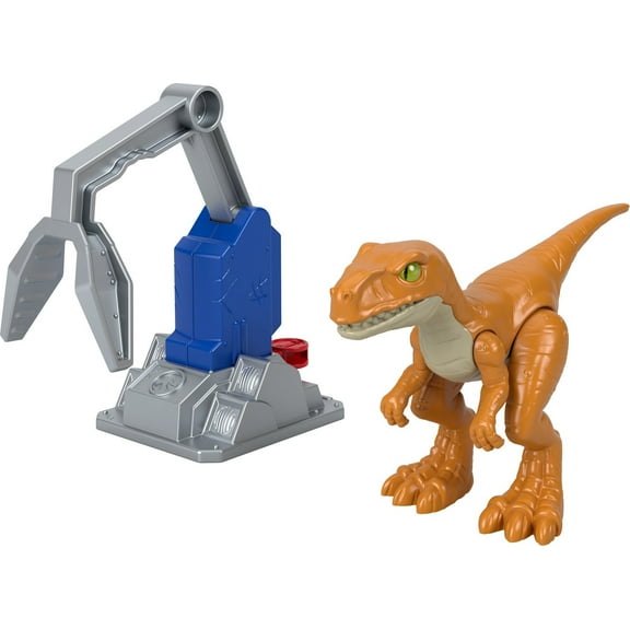 Imaginext Jurassic World Dominion Toddler Child Dinosaur Toy, Plastic Multicolor, 6.35" x 7.55"