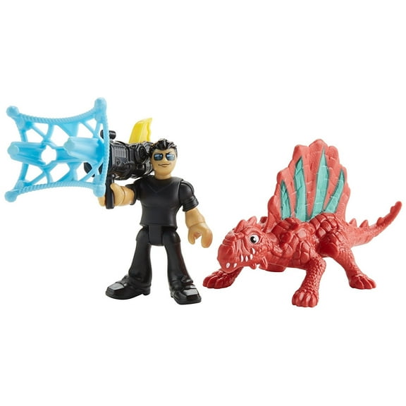 Imaginext Jurassic World Dr. Malcolm & Dimetrodon