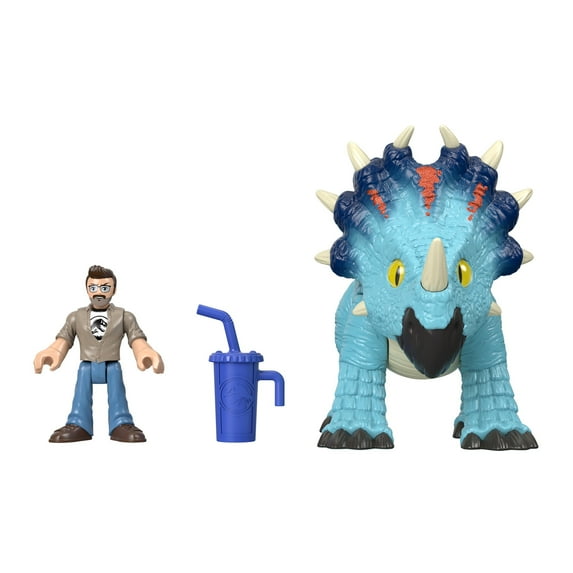 Imaginext Jurassic World Pachyrhinosaurus & Lowery Figure Set