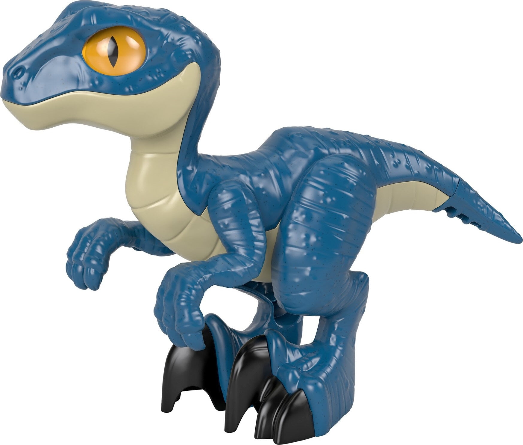 Imaginext Jurassic World Raptor XL Poseable Dinosaur Toy for Preschool Kids