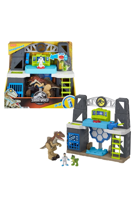 Jurassic World Scan & Glow Dino Playset with Lights Sounds & Dinosaur Toys