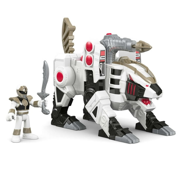 White Ranger & Tiger Zord - Character figures for ecommerce