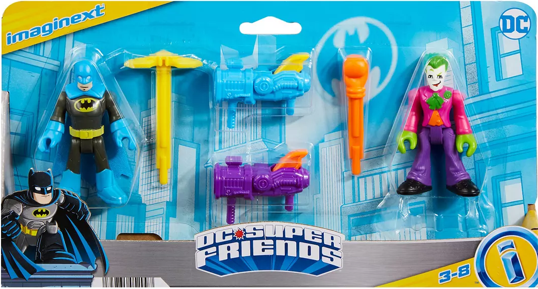 Imaginext DC マーベル　アベンジャーズ　バッドマン　ジョーカー Imaginext DC Super Friends Batman and The Joker Duel Set