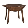 thumbnail image 1 of Imagio Home by Intercon Kailua 42" Drop-Leaf Dining Table, Distressed Raisin, 1 of 2