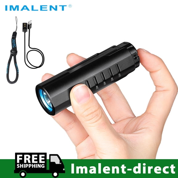 Imalent LD70 4000lms Mini EDC Keychain Flashlight CREE XHP 70 LED Torch Black