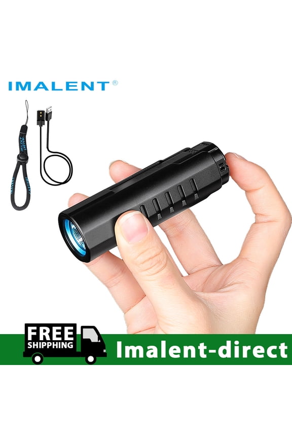 LD70 4000lms Mini EDC Keychain Flashlight CREE XHP 70 LED Torch Black