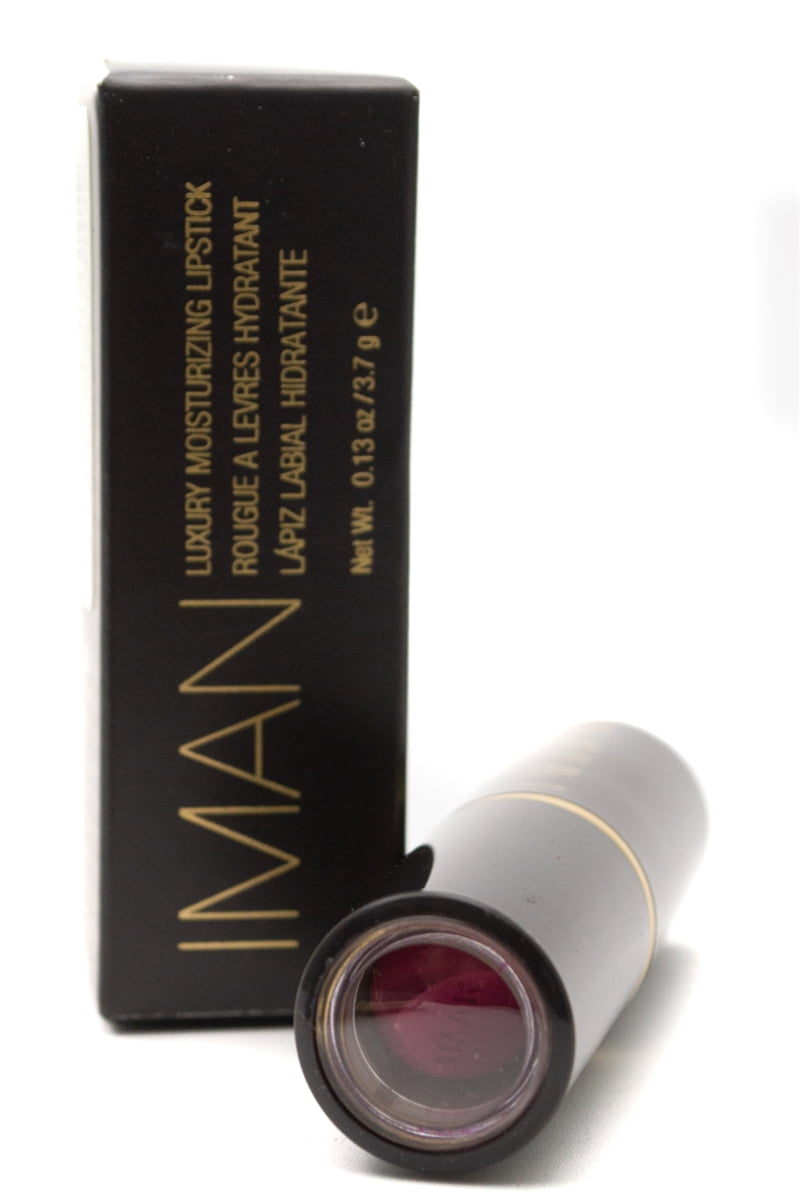 IMAN COSMETICS Iman Luxury Moisturizing LIPSTICK, Hot .13oz